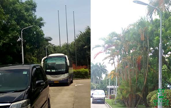 深圳聚醫療器械廠區路燈改造 深圳聚醫療器械廠區路燈改造