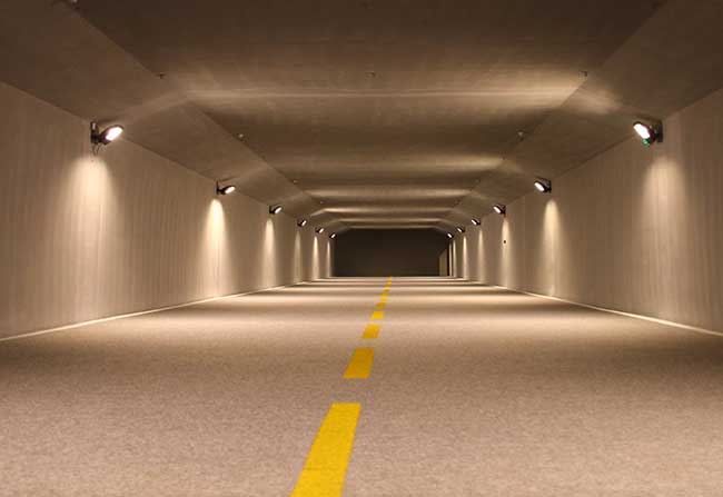 LED隧道燈照明效果圖 LED隧道燈照明效果圖